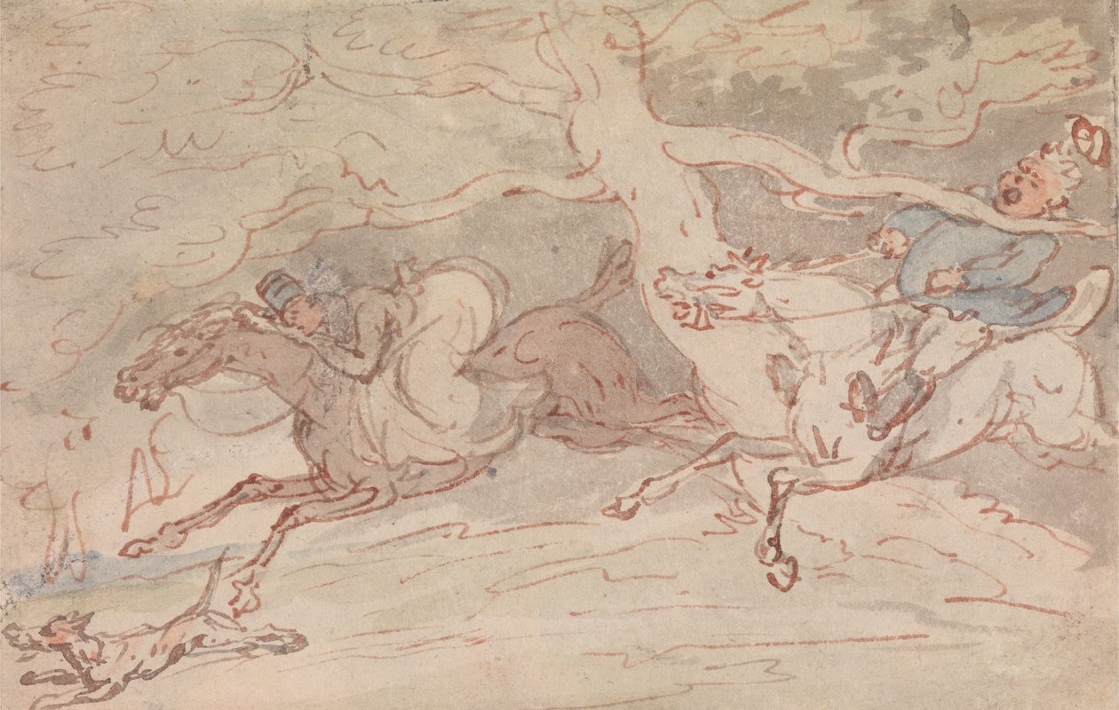 "Come torcersi il collo" da Thomas Rowlandson