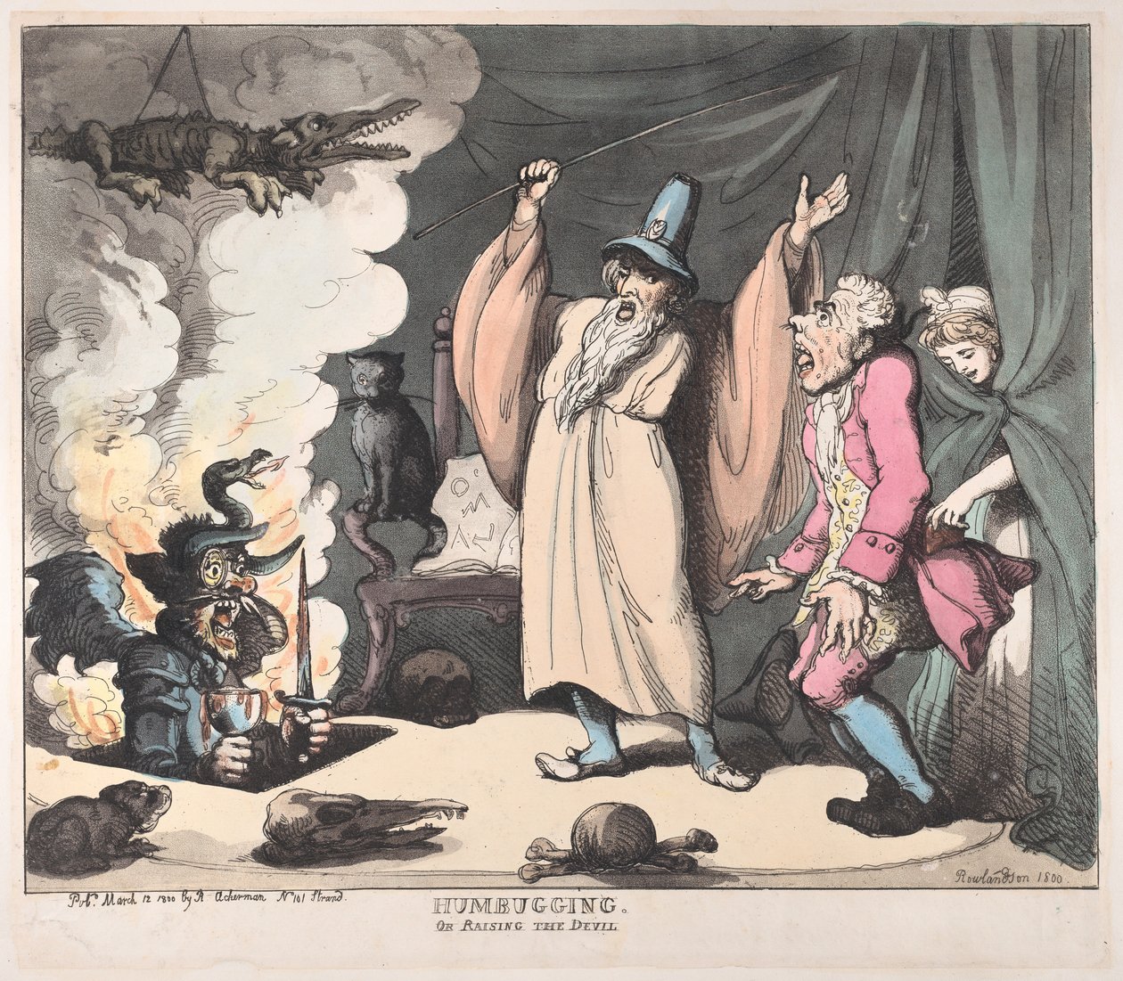 Imbrogliare, o evocare il diavolo da Thomas Rowlandson