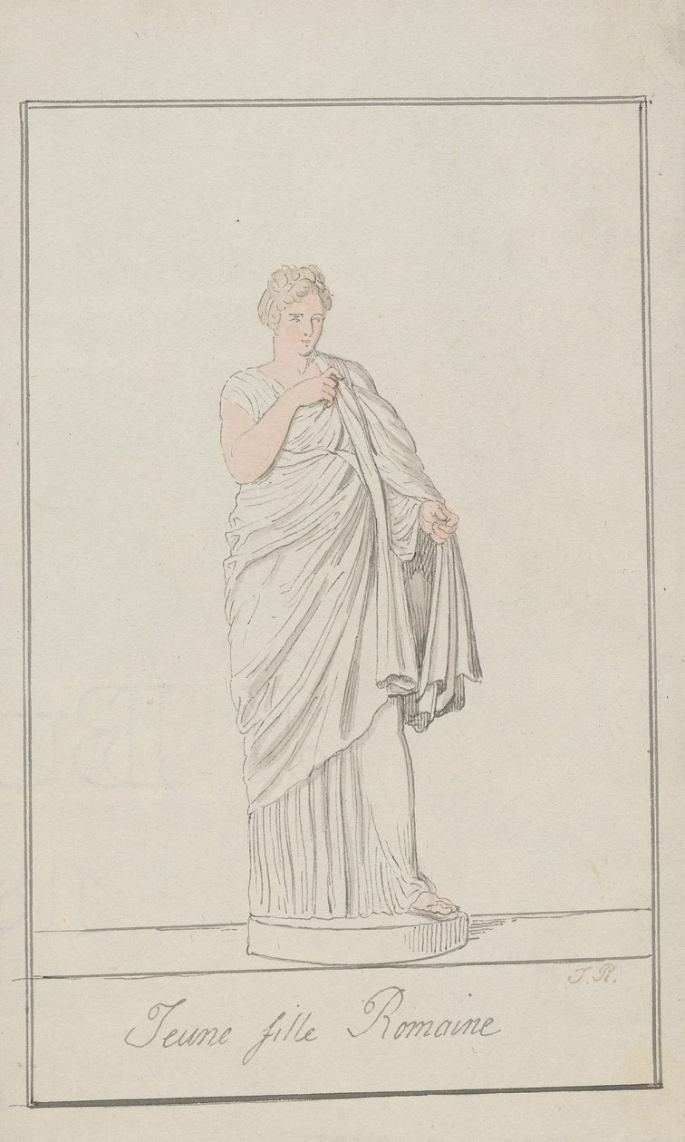 Ragazza romana da Thomas Rowlandson