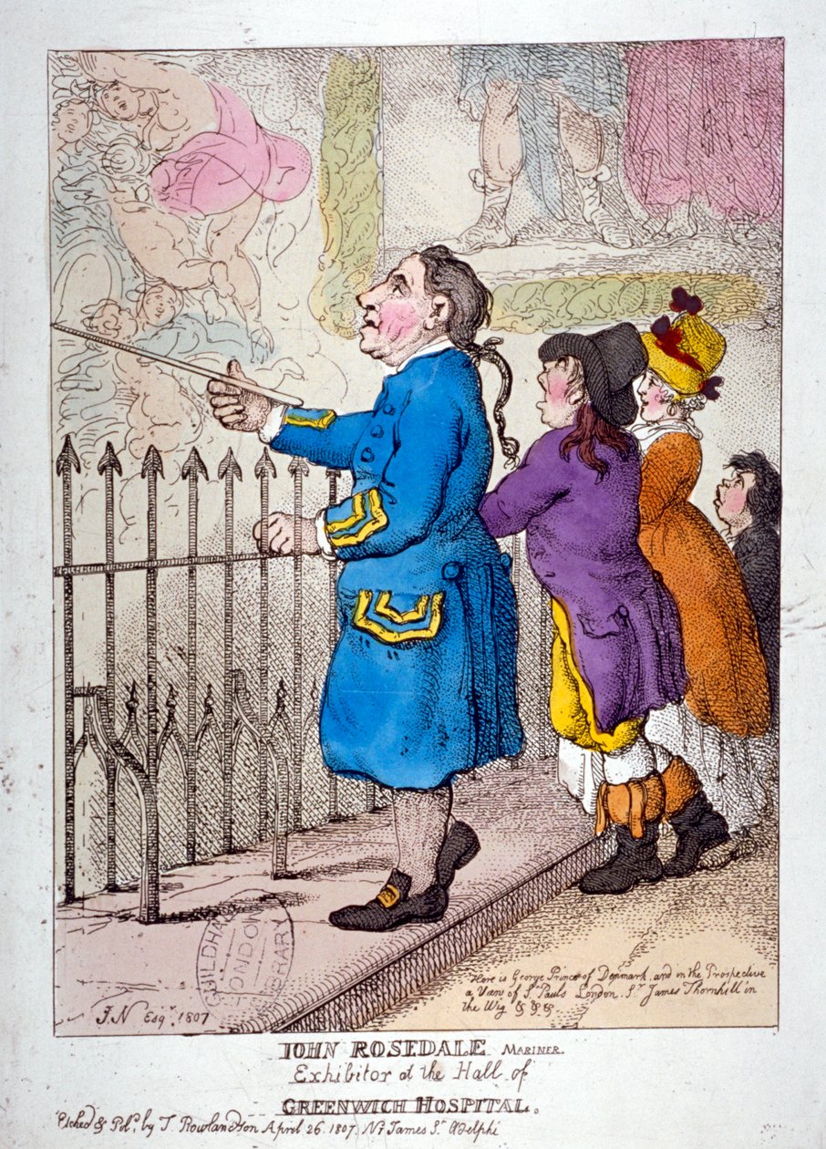 John Rosedale, marinaio, espositore della sala dell