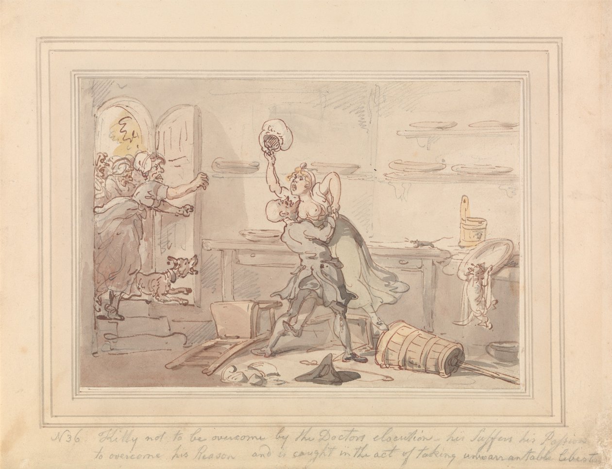 Kitty Overcome da Thomas Rowlandson