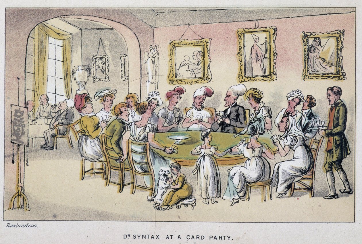 Il dottore a una partita di carte da Thomas Rowlandson