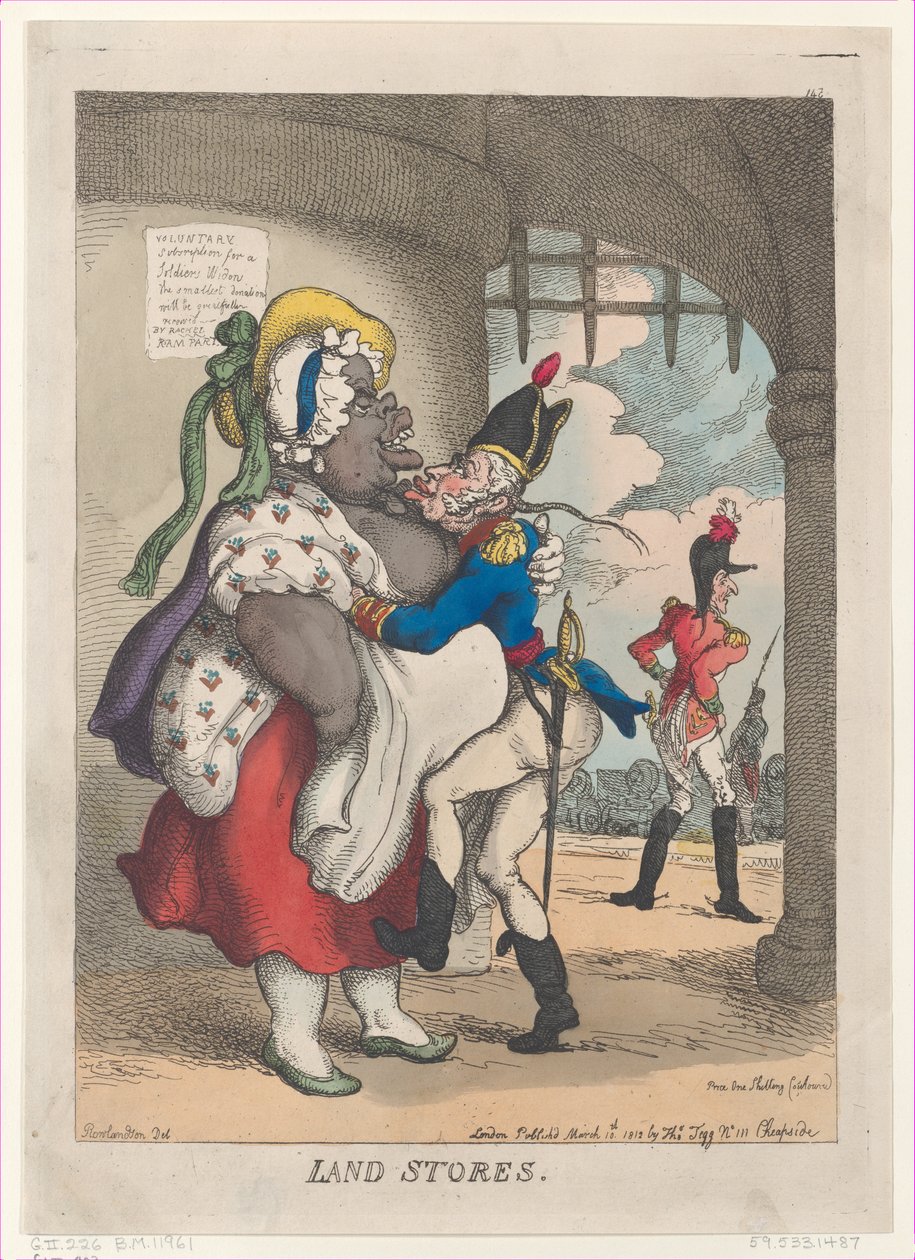 Negozi di Terra da Thomas Rowlandson