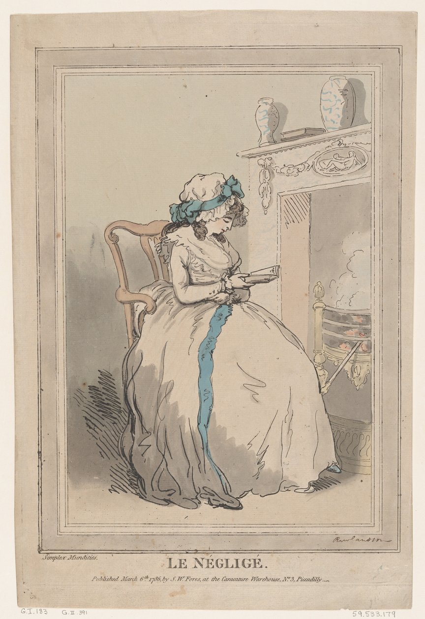 Le Négligé da Thomas Rowlandson