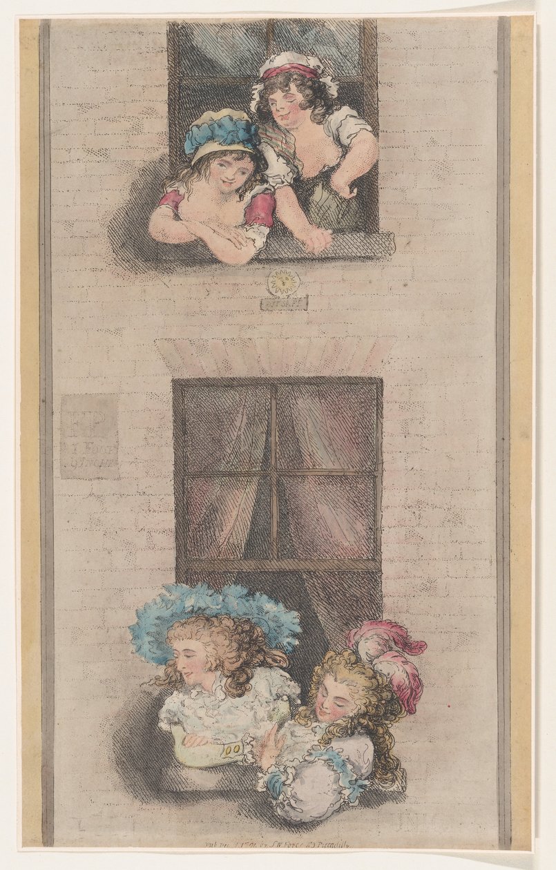 Cameriere e padrone, 1 dicembre 1791 da Thomas Rowlandson