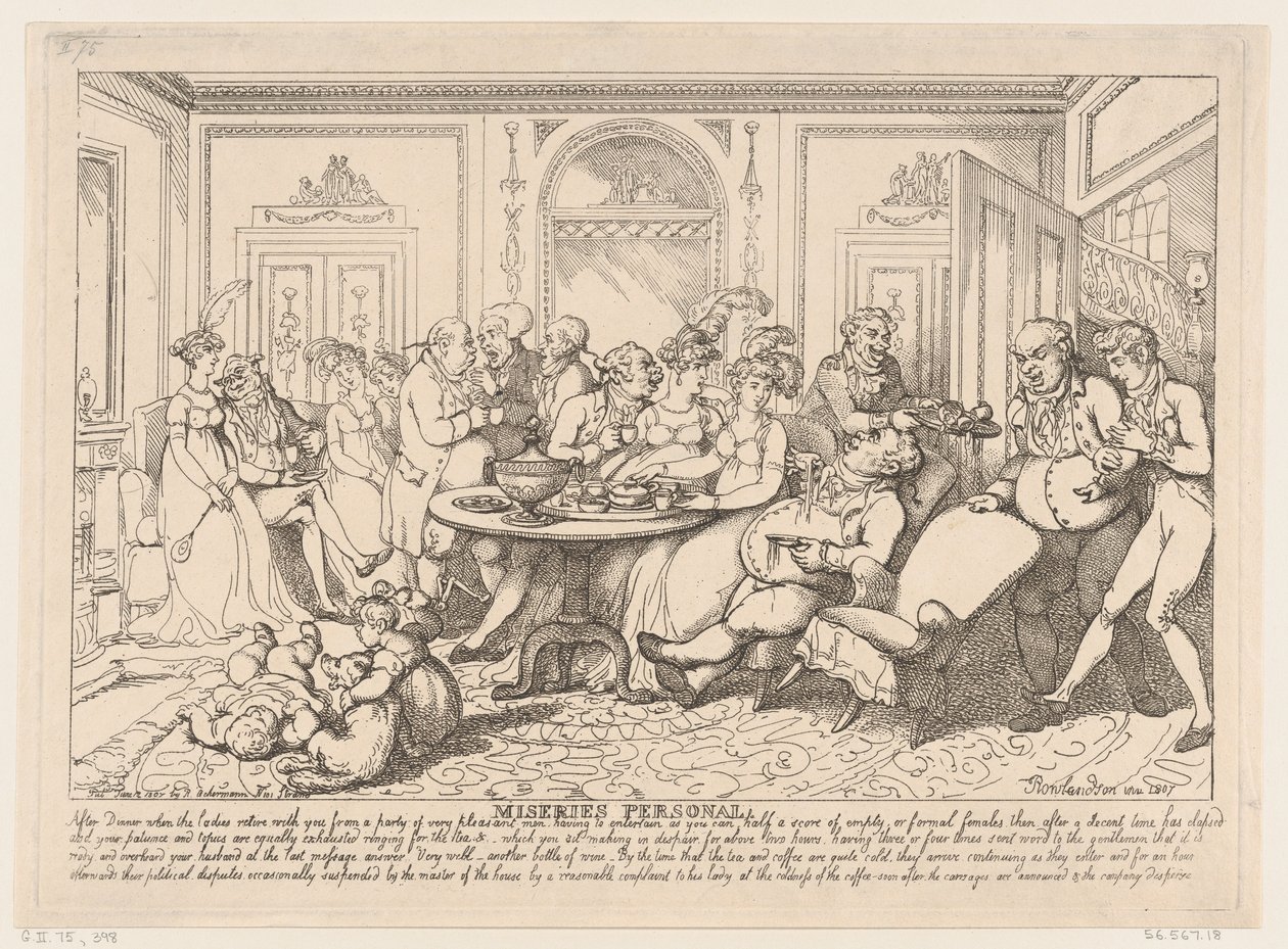 Miserie personali da Thomas Rowlandson