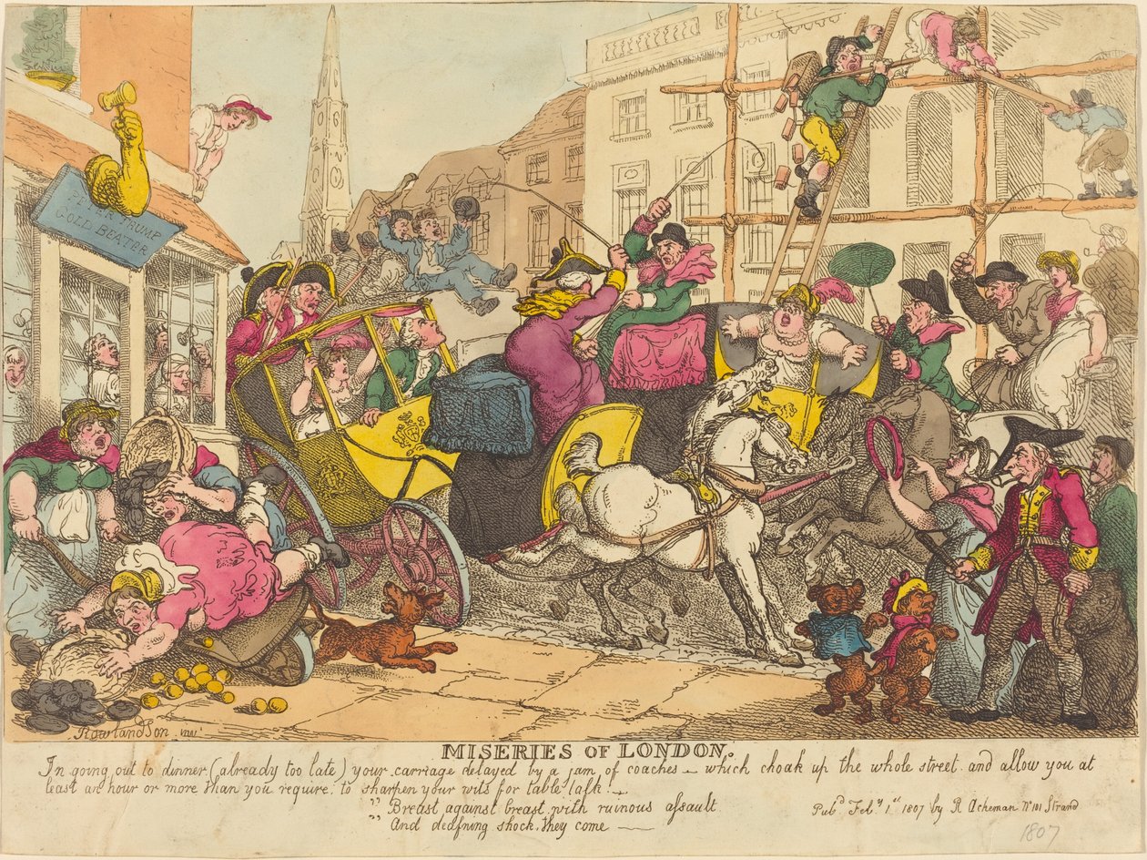 Miserie di Londra da Thomas Rowlandson