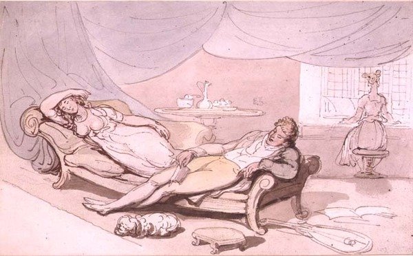 Musica a casa da Thomas Rowlandson