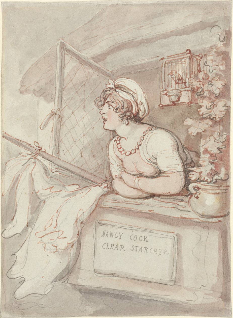 Nancy Cock - Stiratrice da Thomas Rowlandson