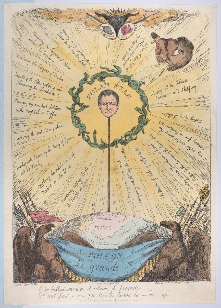 Napoleone il Grande da Thomas Rowlandson