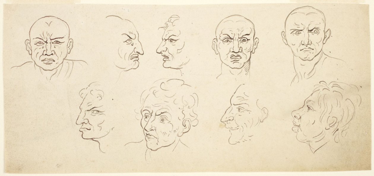 Nove caricature da Thomas Rowlandson