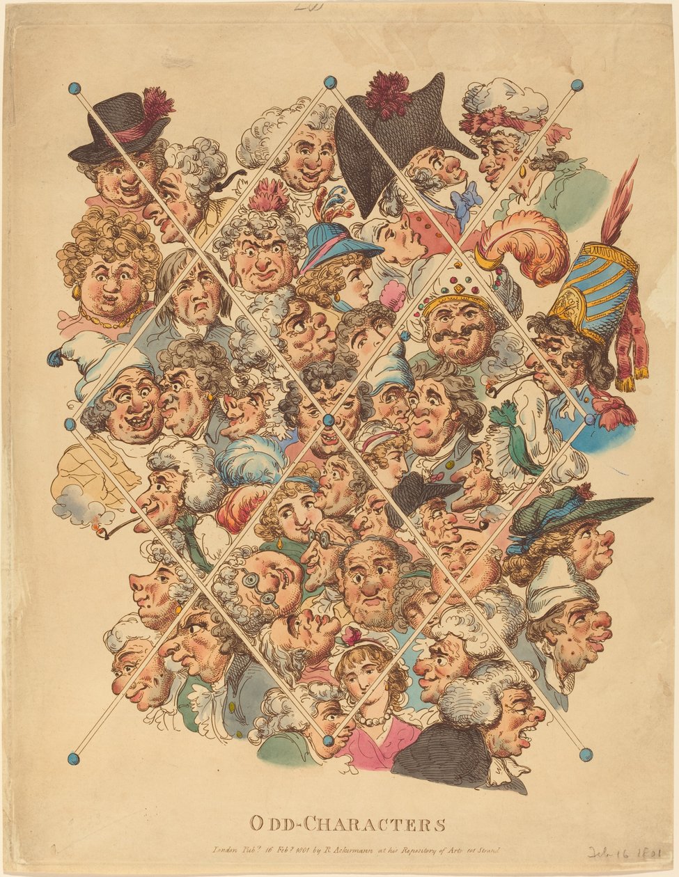 Personaggi strani da Thomas Rowlandson