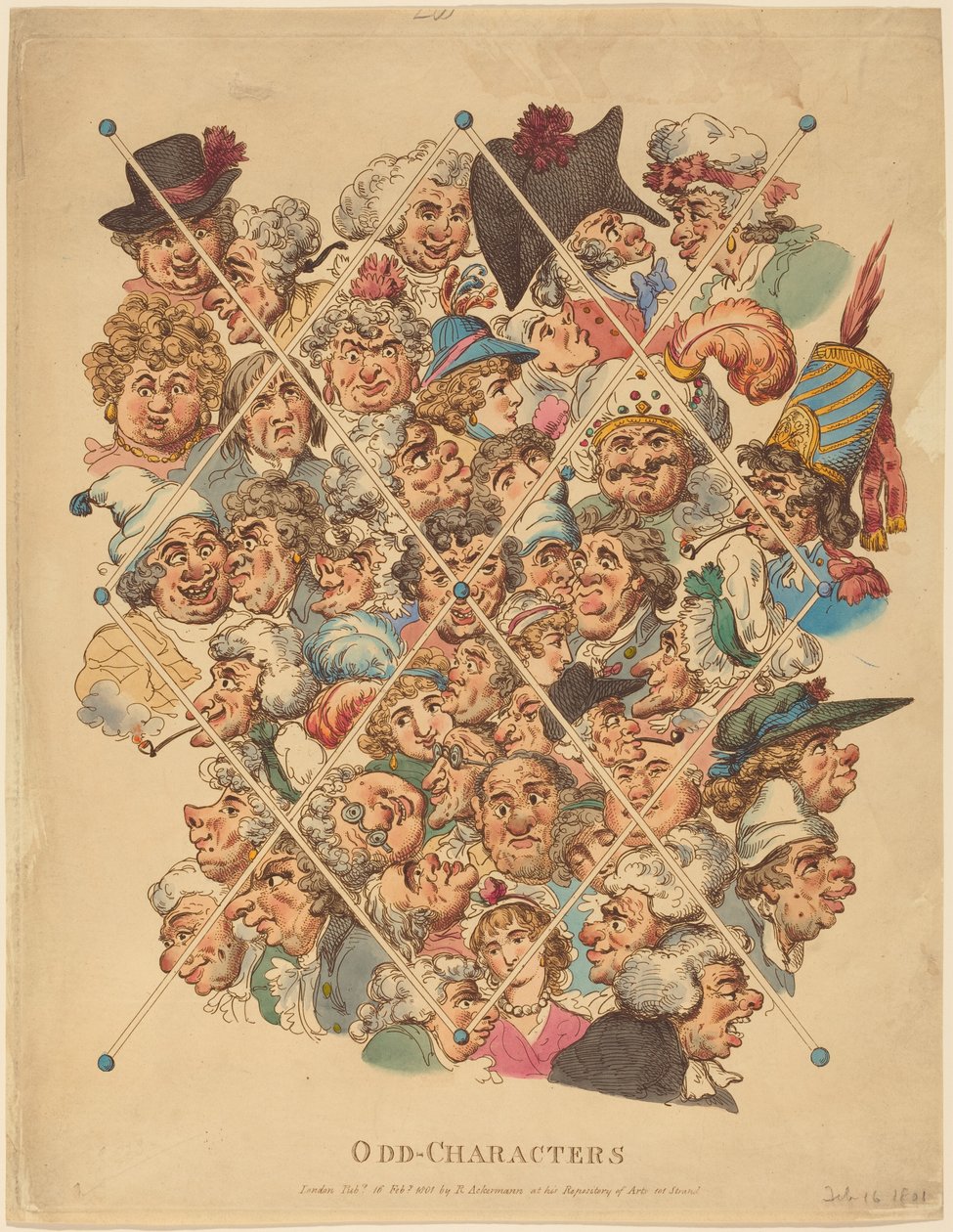 Caratteri dispari da Thomas Rowlandson