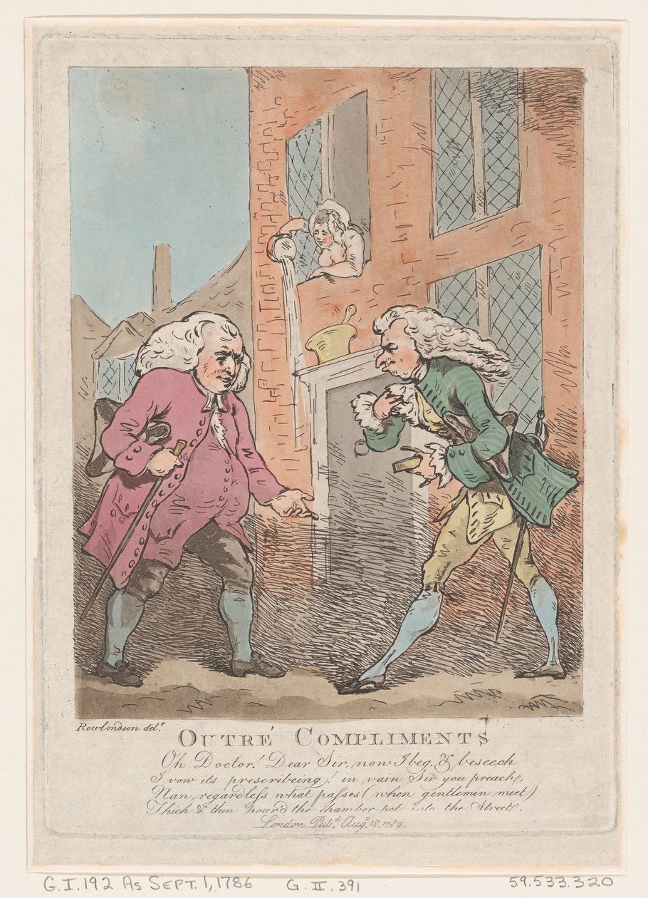 Oltre i complimenti da Thomas Rowlandson