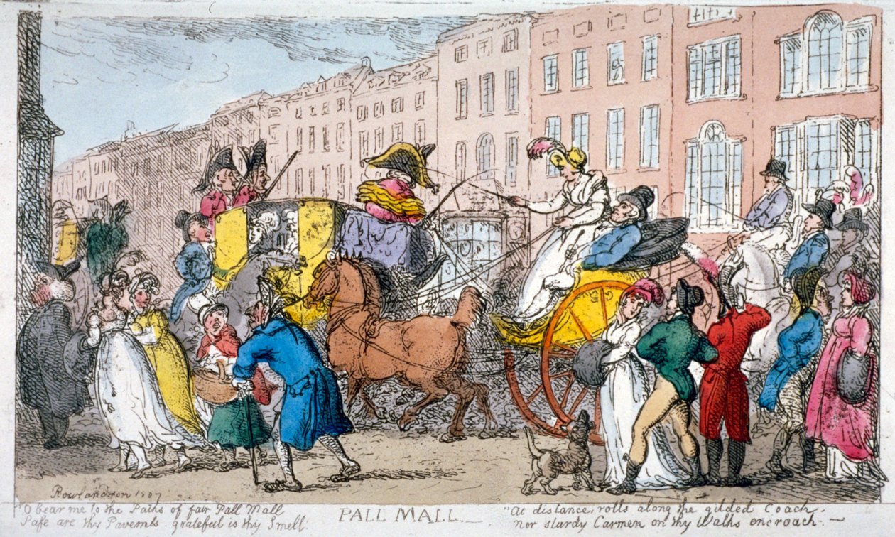 Pall Mall da Thomas Rowlandson