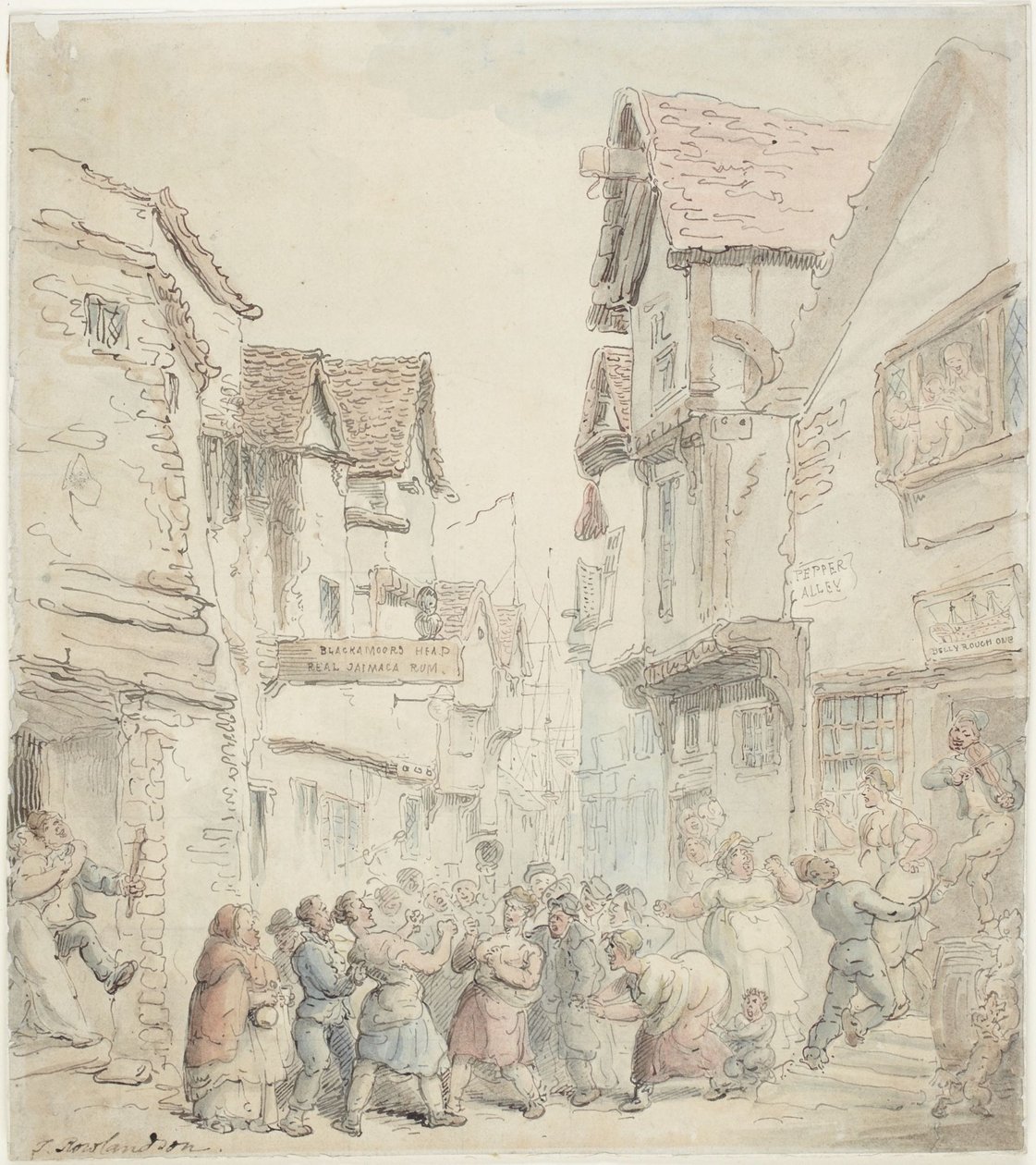 Pepper Alley da Thomas Rowlandson