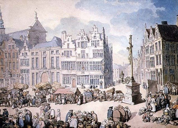 Place de Mer, Anversa da Thomas Rowlandson