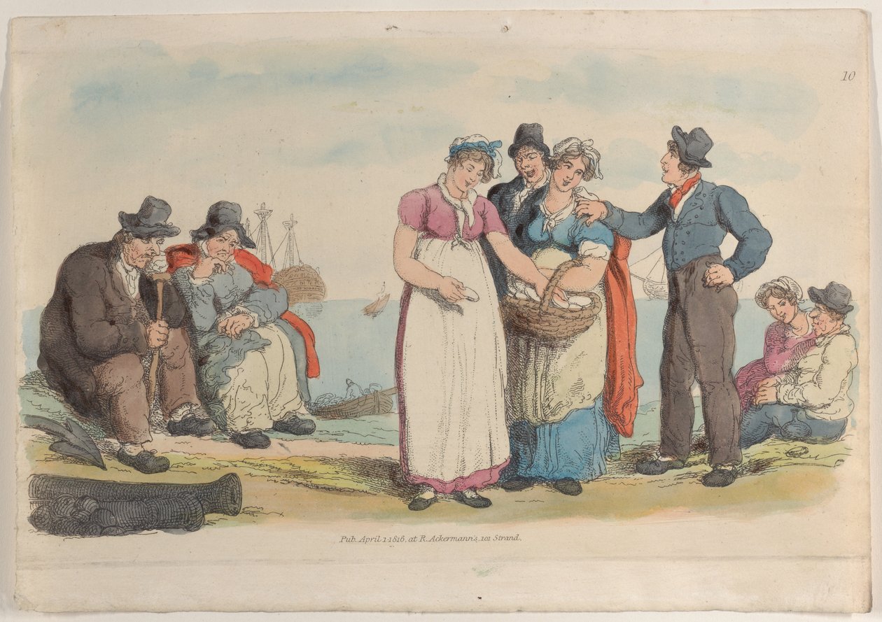 Tavola 10, da World in Miniature da Thomas Rowlandson