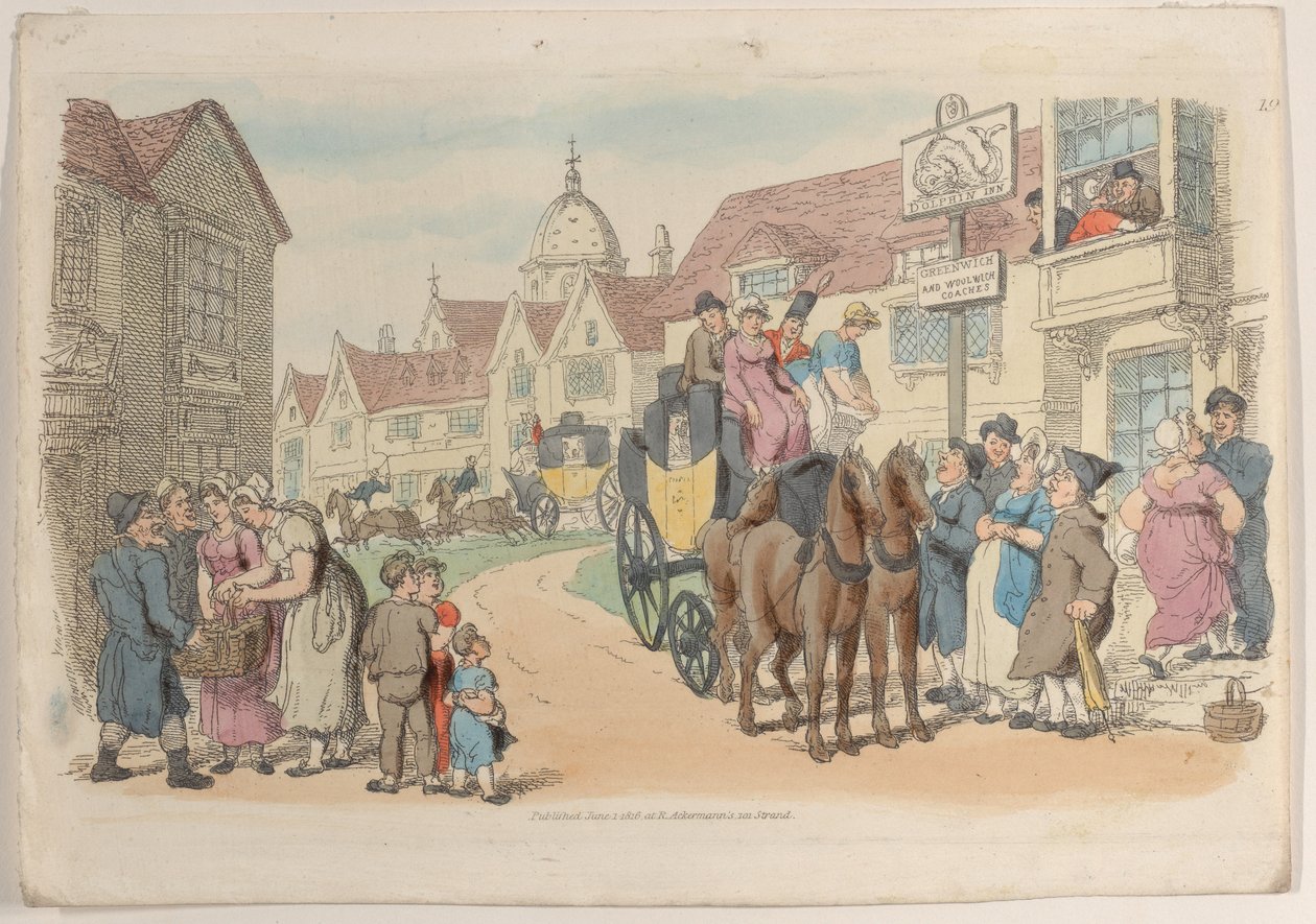 Tavola 19, da World in Miniature da Thomas Rowlandson