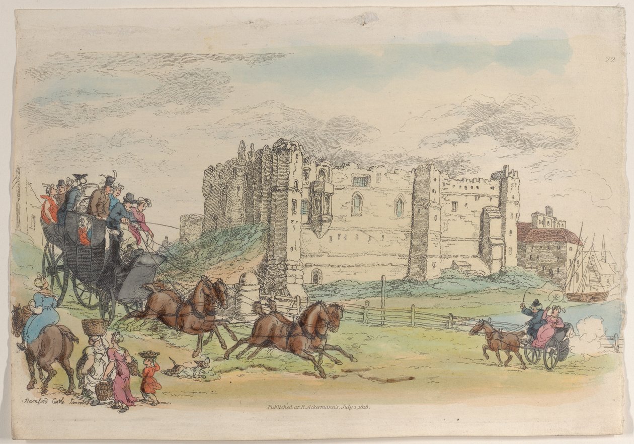 Tavola 22, da World in Miniature da Thomas Rowlandson