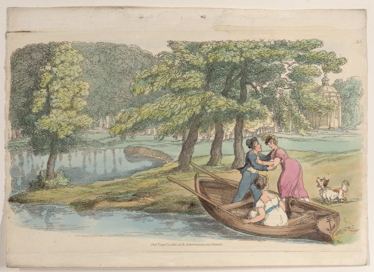 Tavola 35, da World in Miniature, 1816 da Thomas Rowlandson