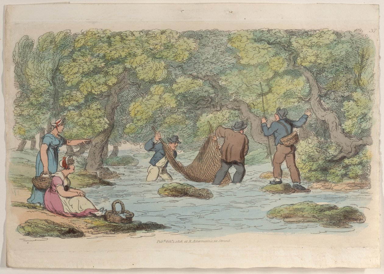 Tavola 37, da World in Miniature da Thomas Rowlandson