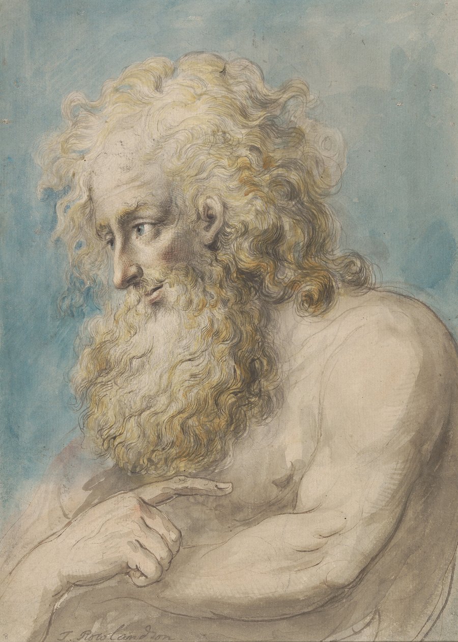 Ritratto di un uomo barbuto da Thomas Rowlandson