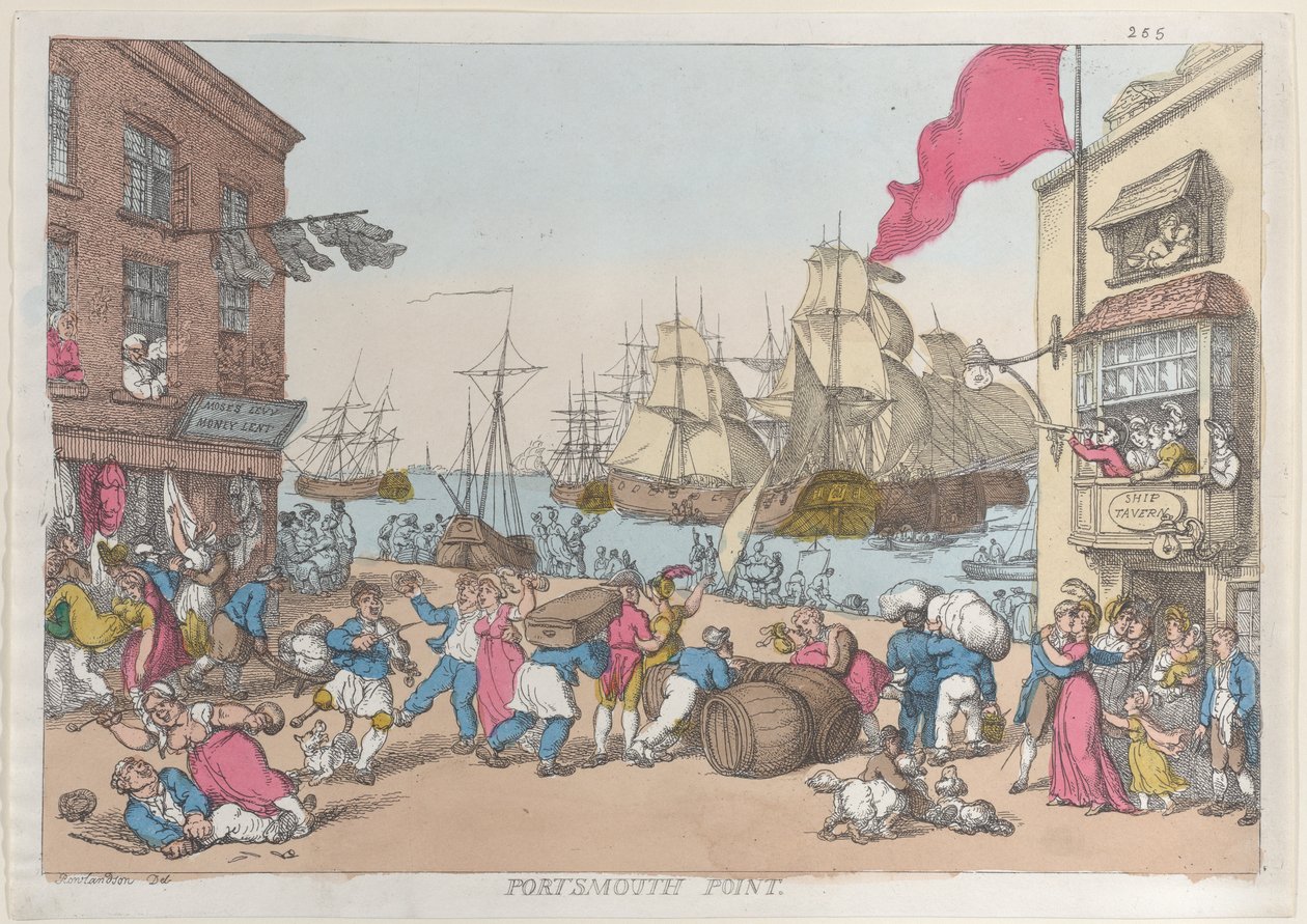 Portsmouth Point da Thomas Rowlandson
