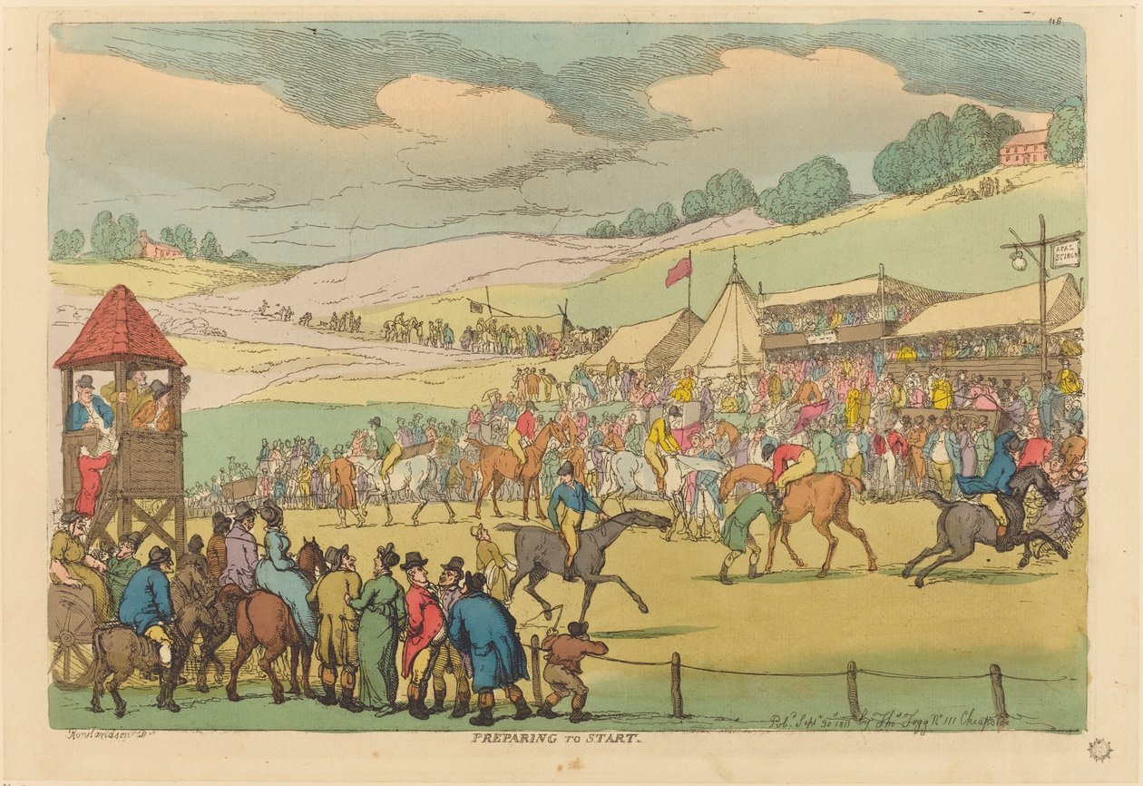 Prepararsi a Partire da Thomas Rowlandson