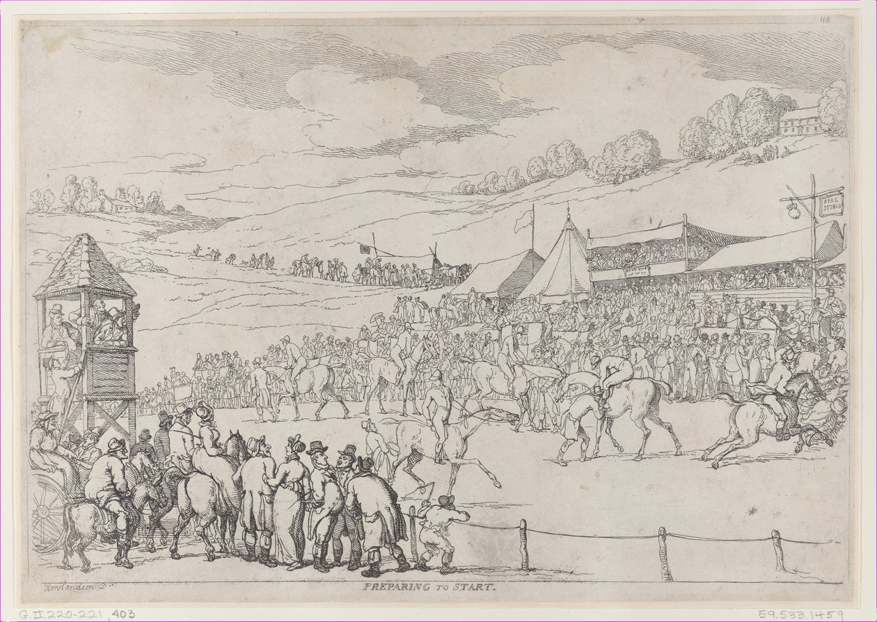Preparativi per la partenza, 30 settembre 1811 da Thomas Rowlandson