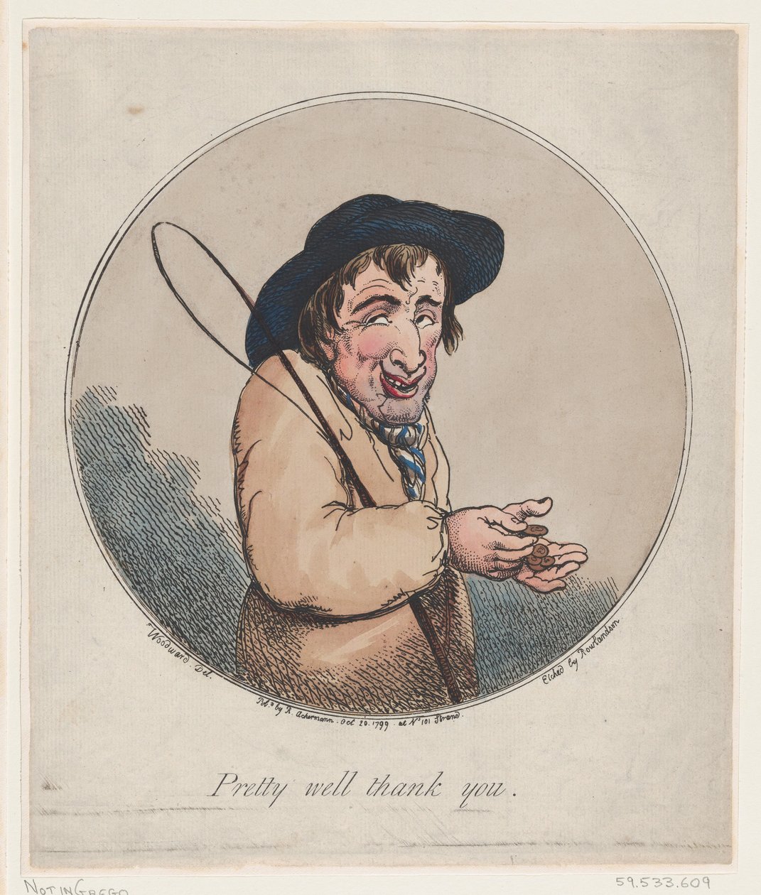 Abbastanza bene grazie, 20 ottobre 1799 da Thomas Rowlandson