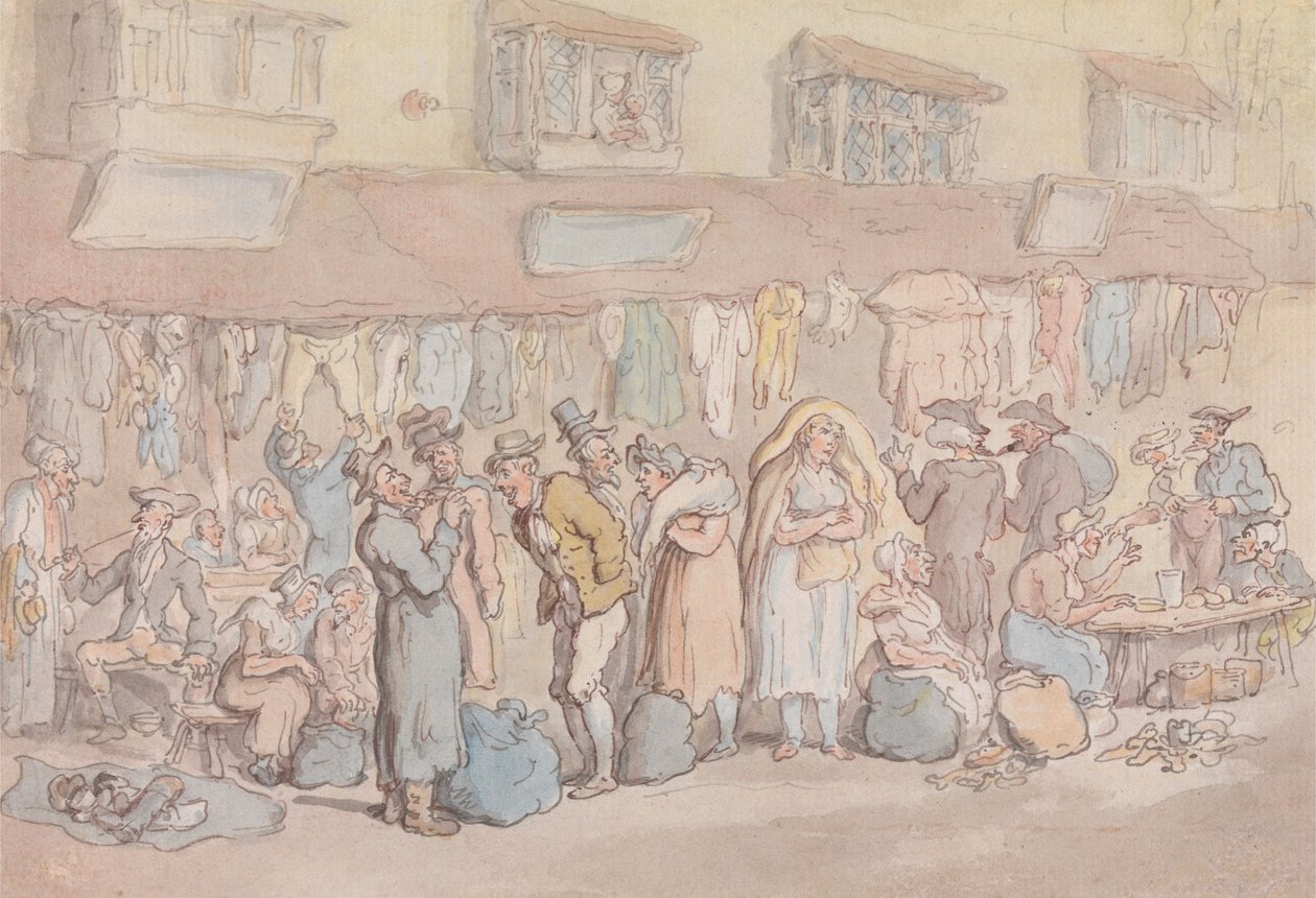 Rag Fair o Rosemary Lane da Thomas Rowlandson