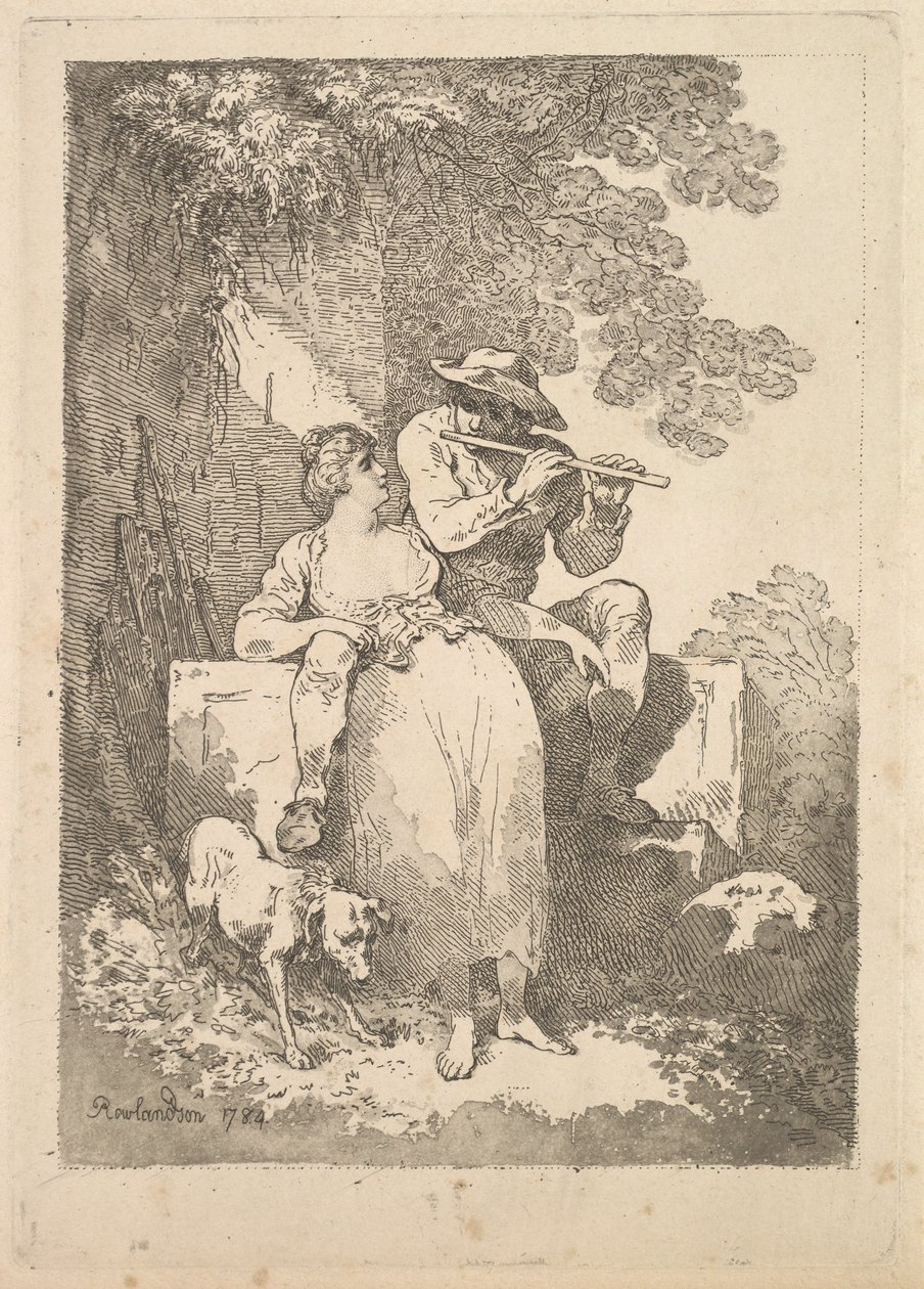 Riposo dal lavoro nei giorni di sole da Thomas Rowlandson