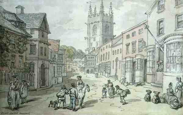 Saint Austle, Cornovaglia da Thomas Rowlandson