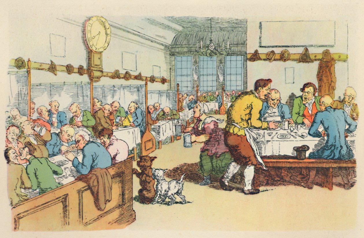 Scena in una caffetteria, 1788, 1944 da Thomas Rowlandson