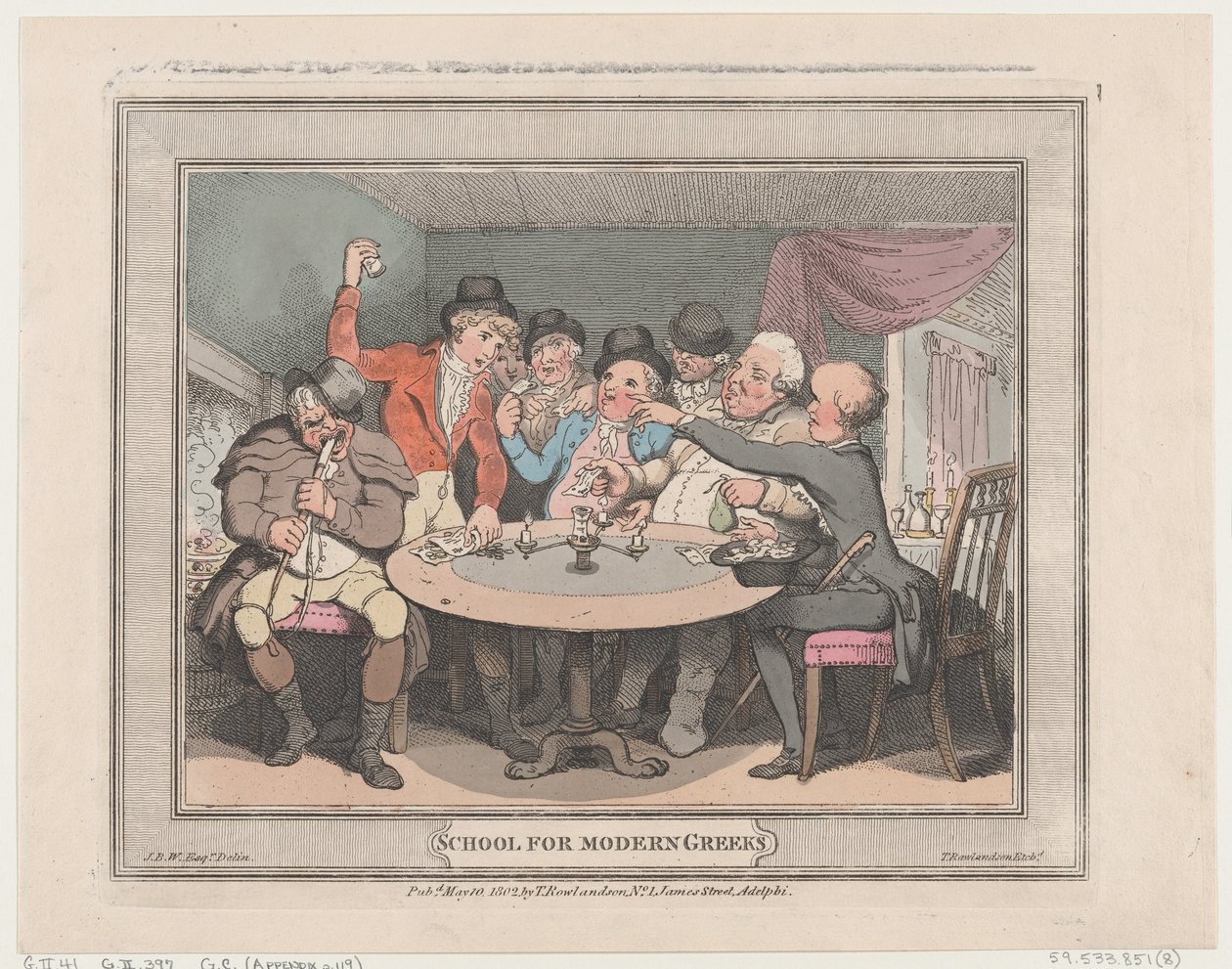 Scuola per Greci Moderni da Thomas Rowlandson
