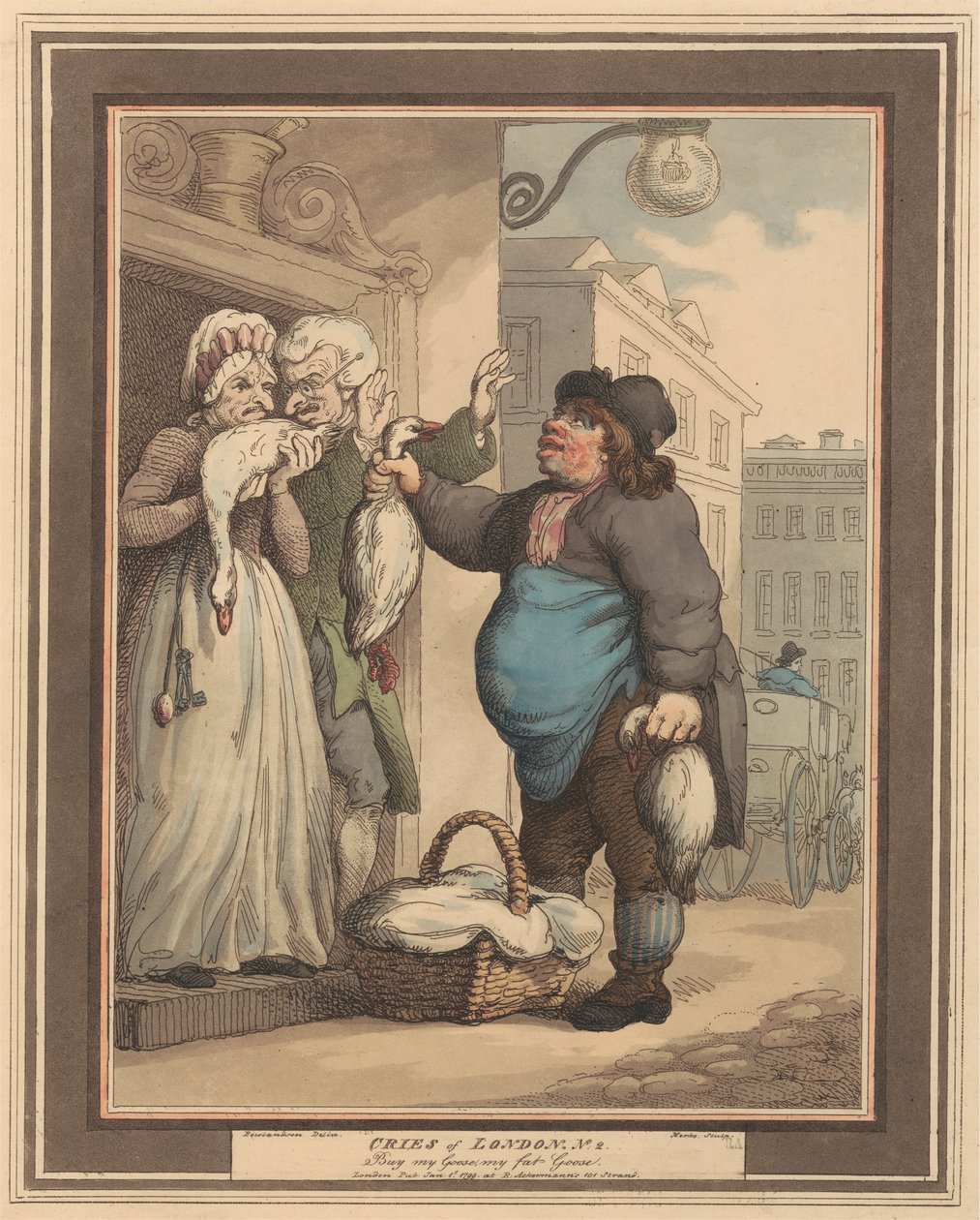 Serie di otto (2): Grida di Londra da Thomas Rowlandson