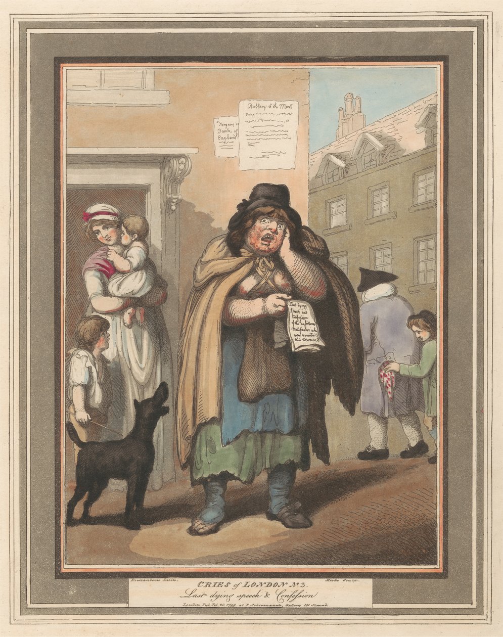 Serie di otto (3): Grida di Londra da Thomas Rowlandson