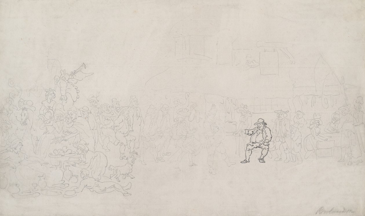 Schizzo per “The Recruiter” da Thomas Rowlandson