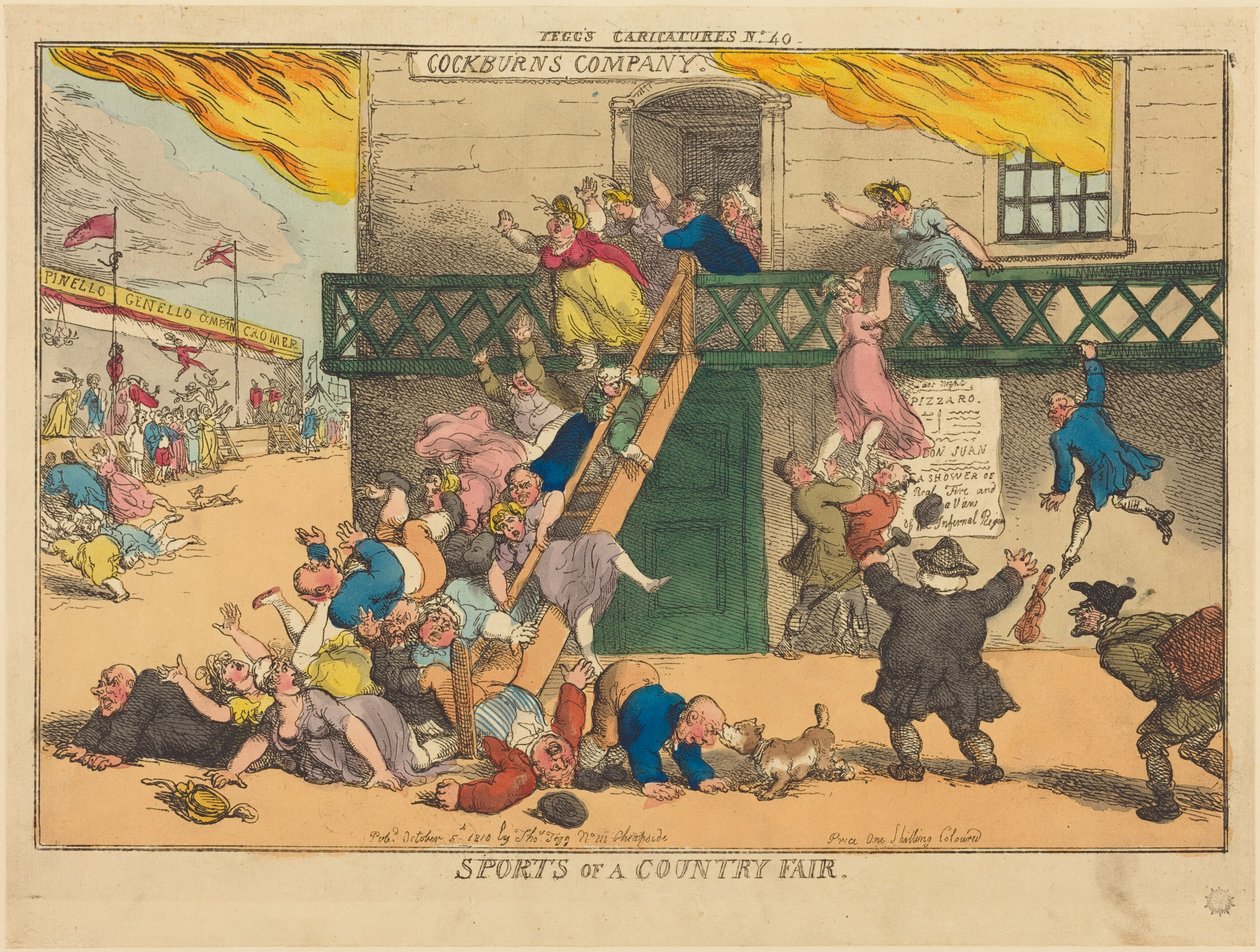 Gli sport di una fiera di campagna da Thomas Rowlandson
