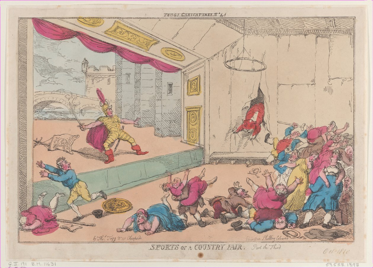 Giochi di una fiera di campagna, Parte terza da Thomas Rowlandson
