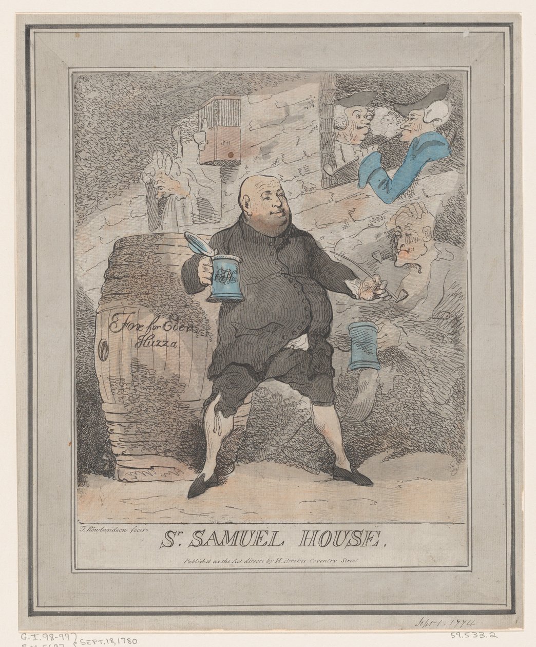 Sr. Samuel House da Thomas Rowlandson