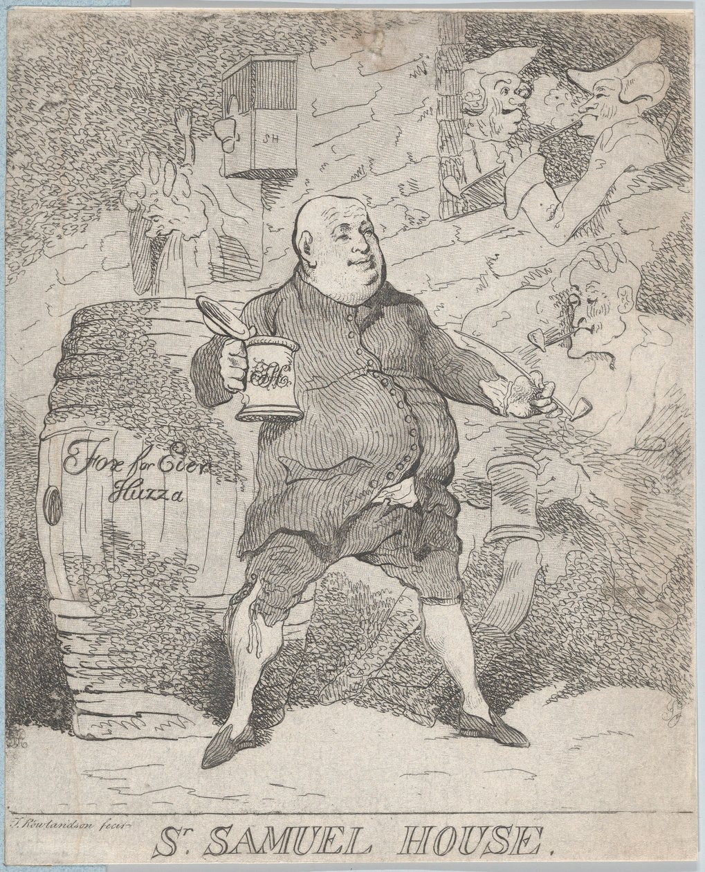 Sr. Samuel House, [1780] ripubblicato 1786-91 da Thomas Rowlandson