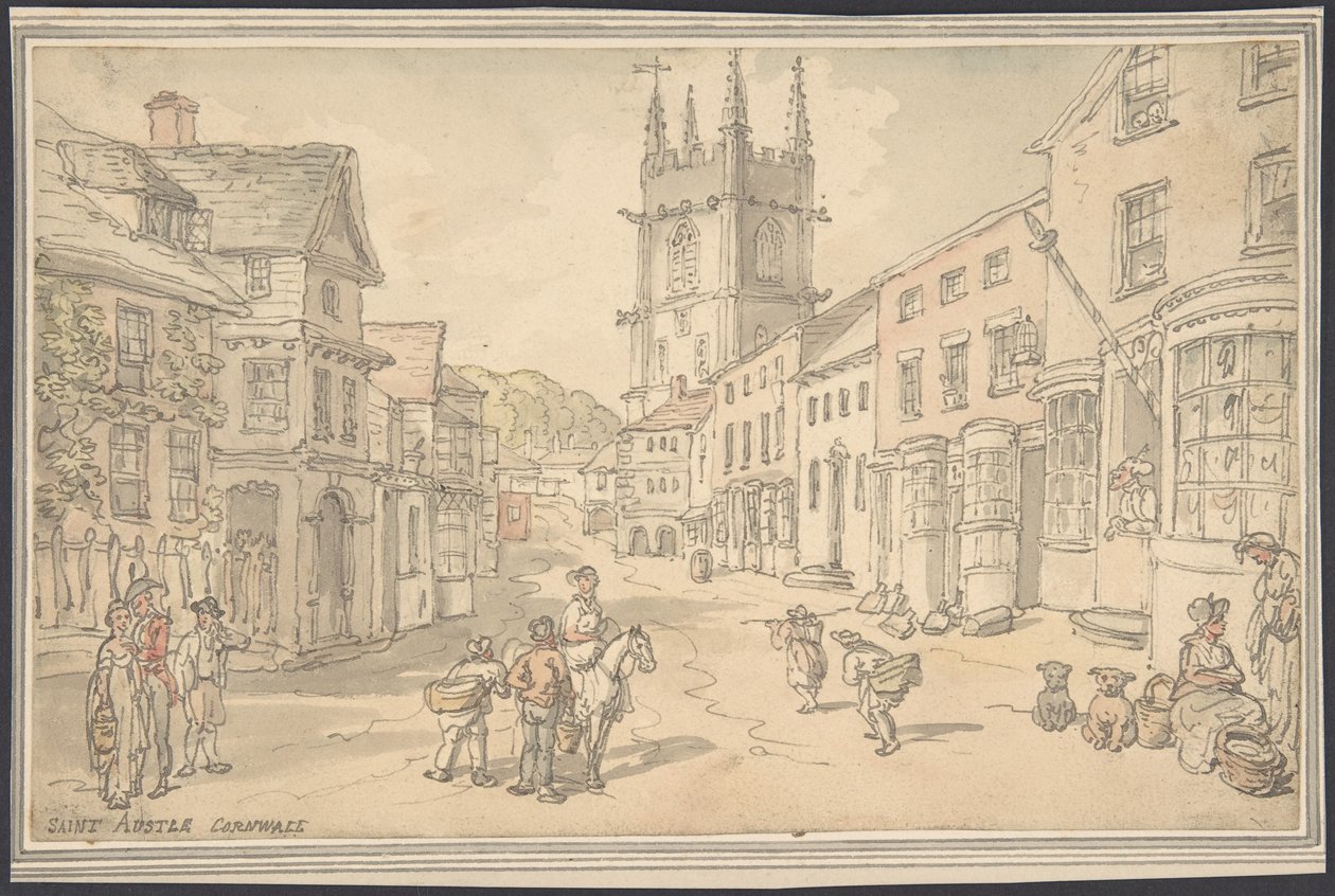 St. Austle, Cornovaglia da Thomas Rowlandson