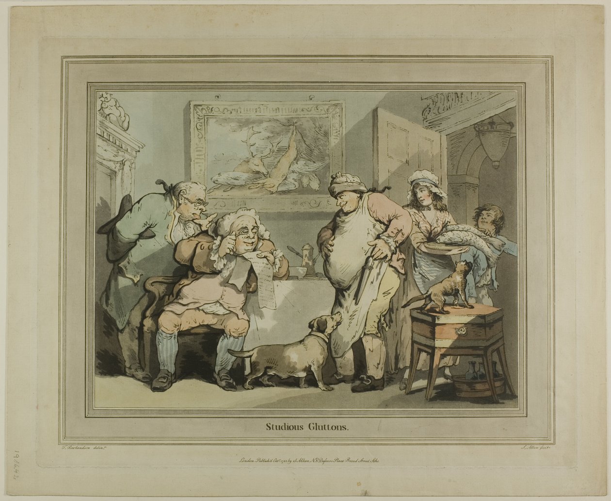 Golosi studiosi da Thomas Rowlandson