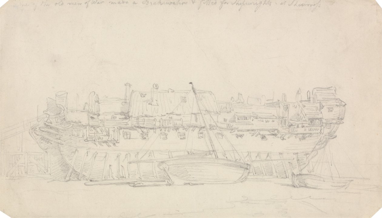 Studio di un Hulk da Thomas Rowlandson