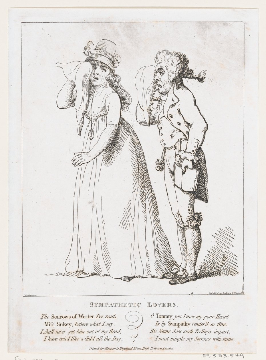 Amanti simpatici, 6 febbraio 1797 da Thomas Rowlandson