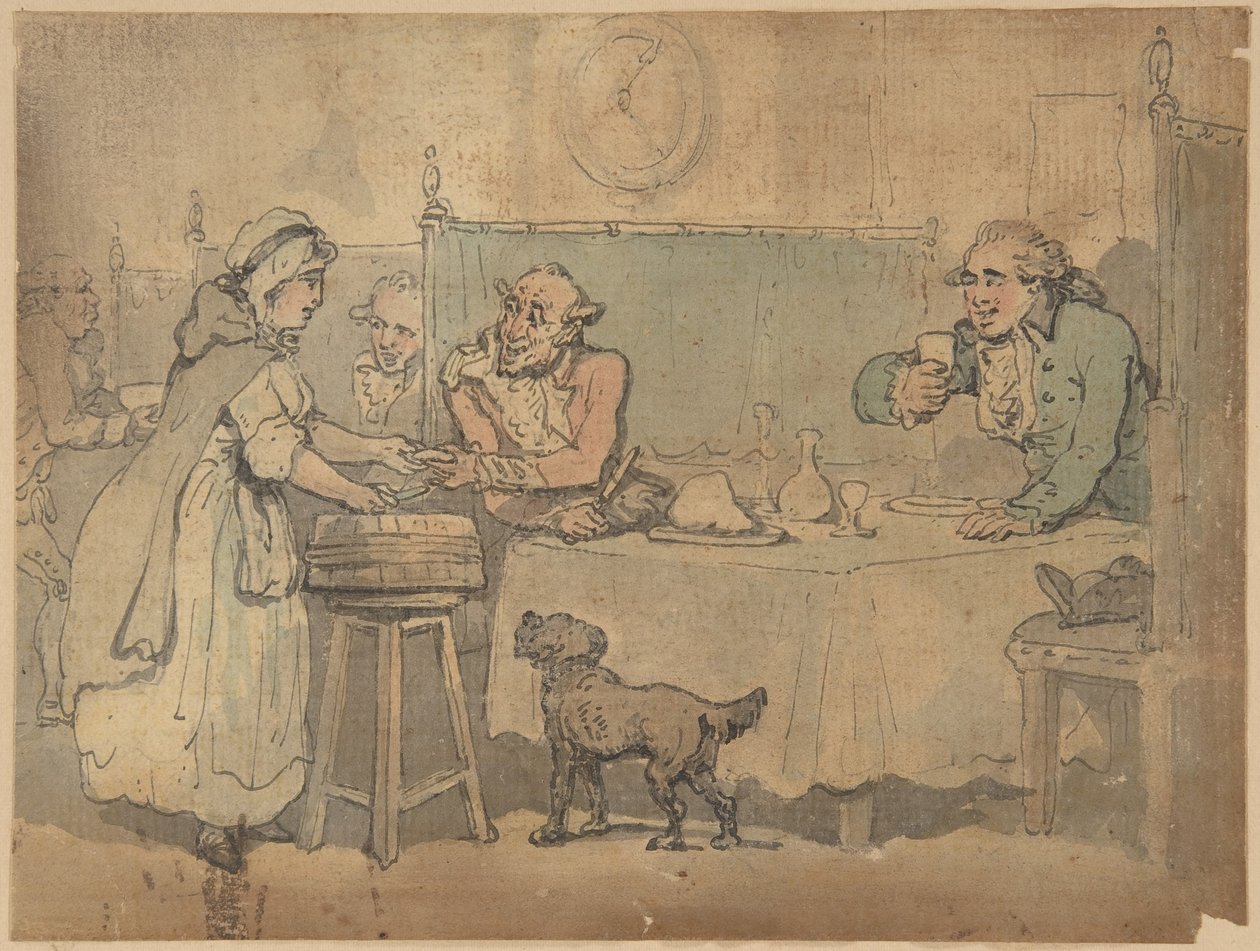 Scena da taverna da Thomas Rowlandson