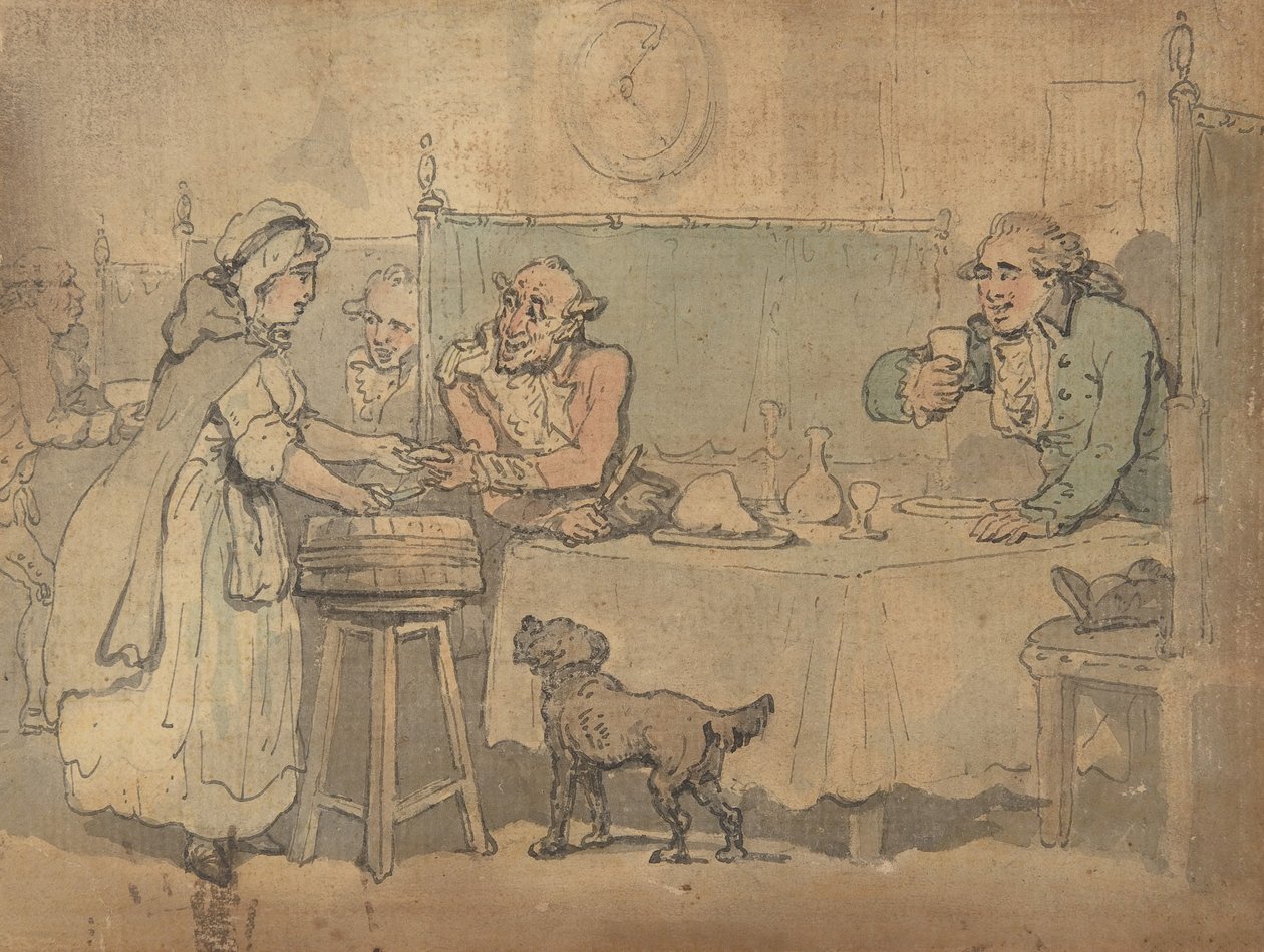 Scena di taverna da Thomas Rowlandson
