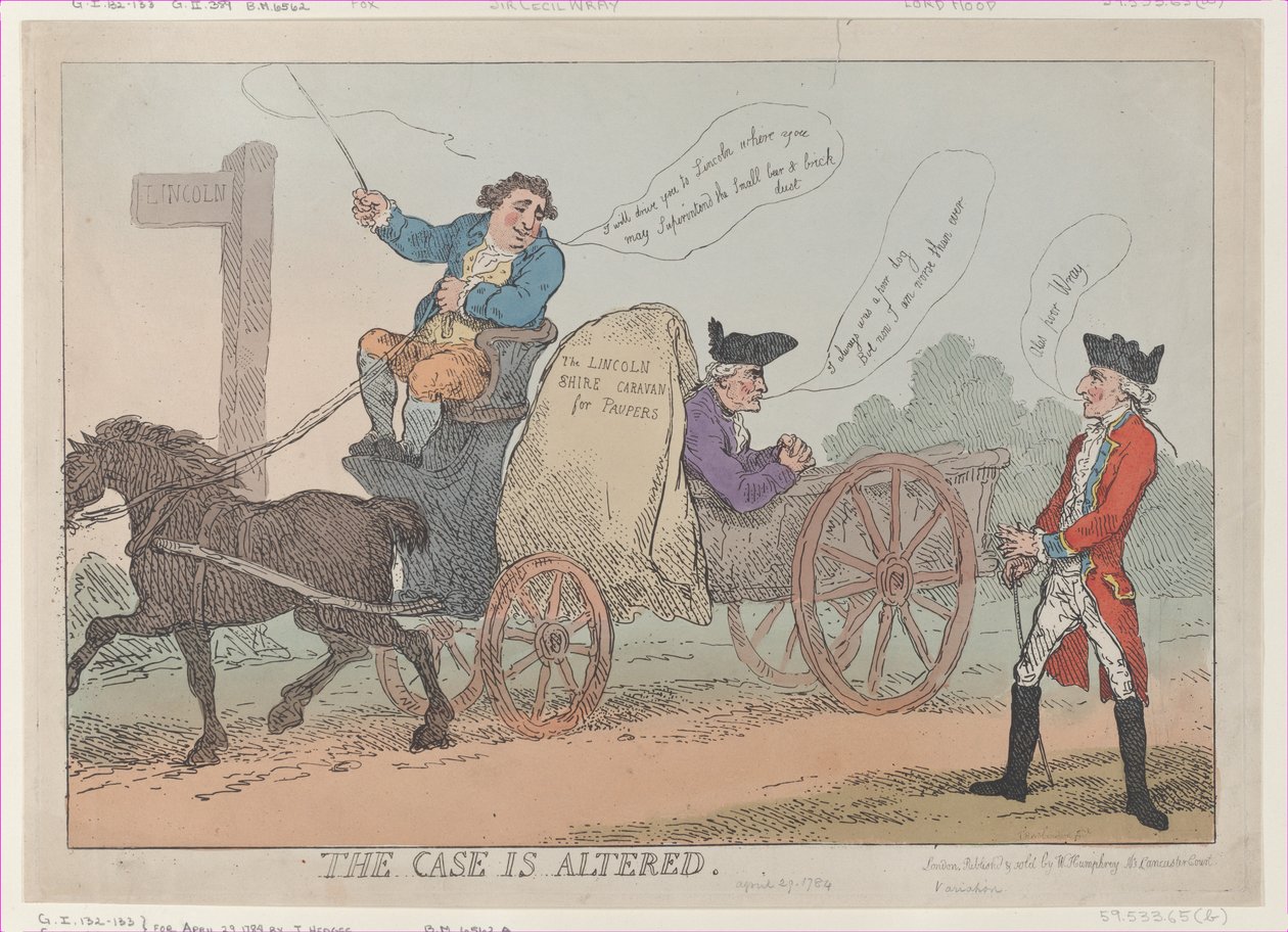 Il caso è cambiato da Thomas Rowlandson
